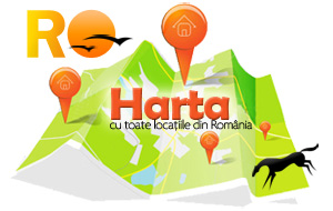 Harta turistica a Romaniei